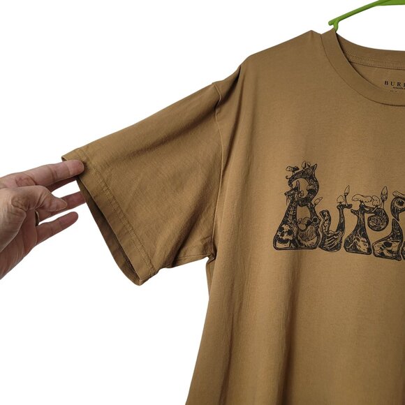 Burial Graphic Tee X-Large 100% Combed Cotton Tan Short Sleeve Crewneck Unisex - Picture 4 of 6